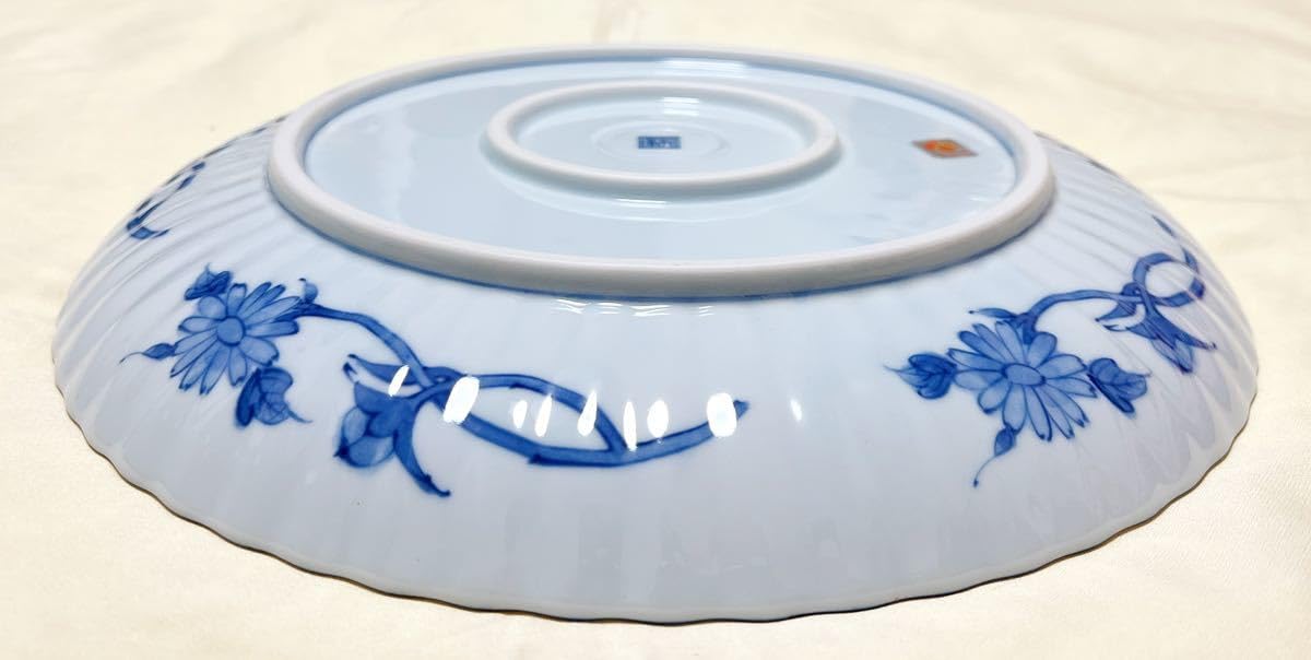 Amazon.co.jp: 三洋陶器 龍峯窯 花風流 古伊万里 祥瑞花丸紋31